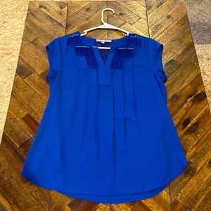 Daniel Rainn blouse in a beautiful shade of blue. Daniel Rainn.